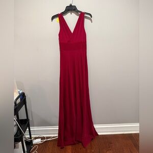 J. Crew Deep Red Maxi Dress